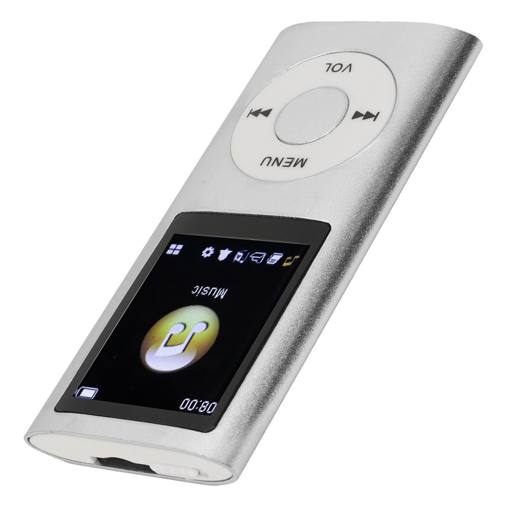MP3 Player Stylish Multifunctional Lossless Sound Slim 1.8 Inch LCD Screen Portable MP3 Music Player