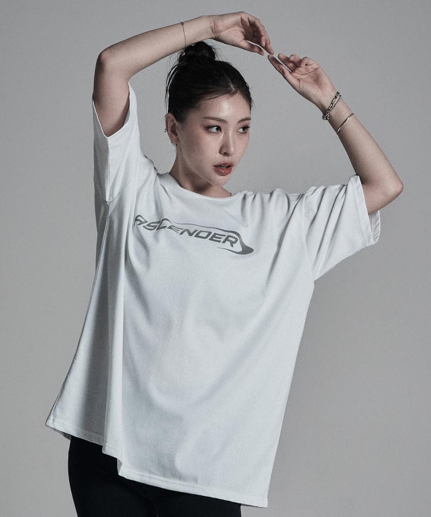 Eosendeo (Reflective) Ascending Logo Oversized Short Sleeve [White]