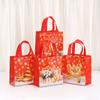StoBag red gold christmas theme gift wrapping bags for sweets luxury designer bags festive holiday candy treat party favor tote