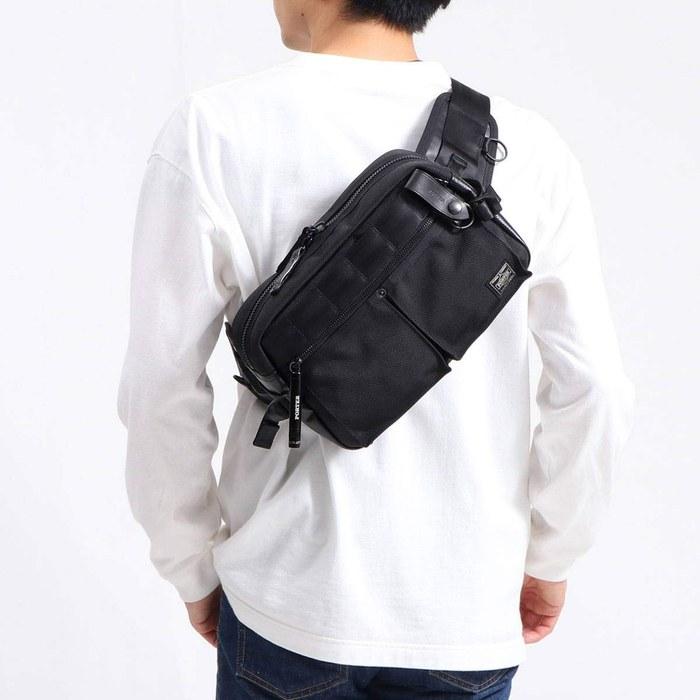 Porter Heat Waist Bag L 703-07971 Black 28.5 x 19 x 9.5 cm