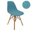 Dining Room Shell Chair Cover Home Jacquard Spandex Chair Seat Covers