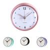 7cm Mini Waterproof Bathroom Electronic Wall Clock Anti-Fog Kitchen Sucker Clock Wall Watch With Suction Cup Home Decor Arts