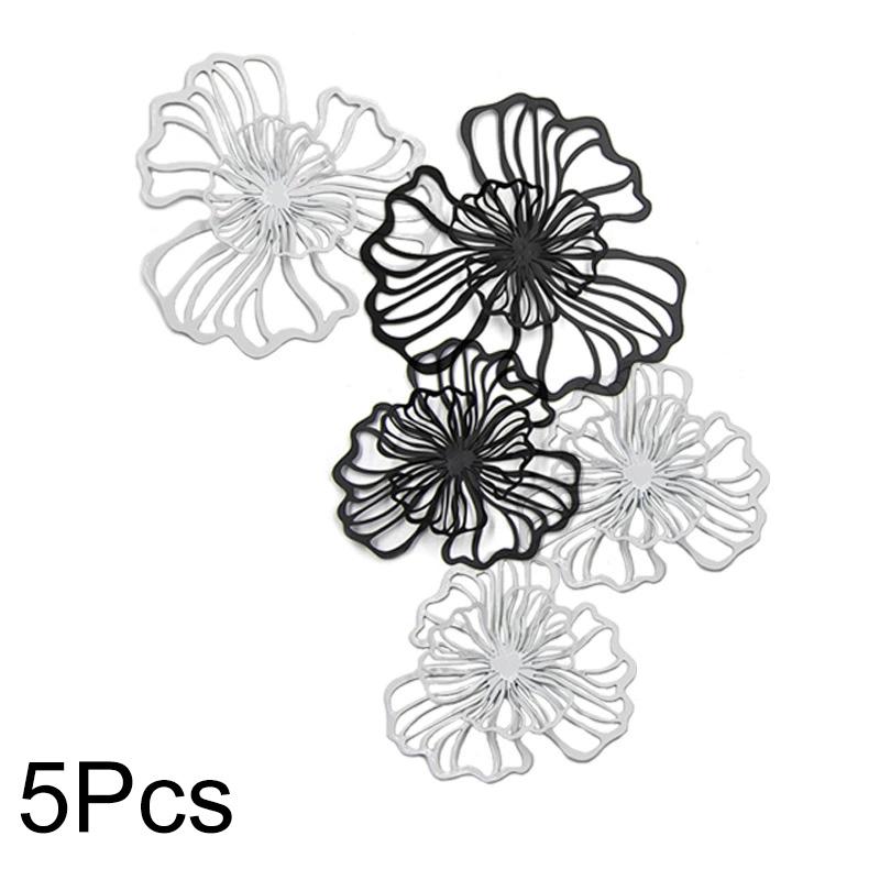 1 STK Wandmontiertes Mehrfarbiges Hohlmuster Doppellagig Heimdekoratives Eisen Kunst im Böhmischen Stil Elegant