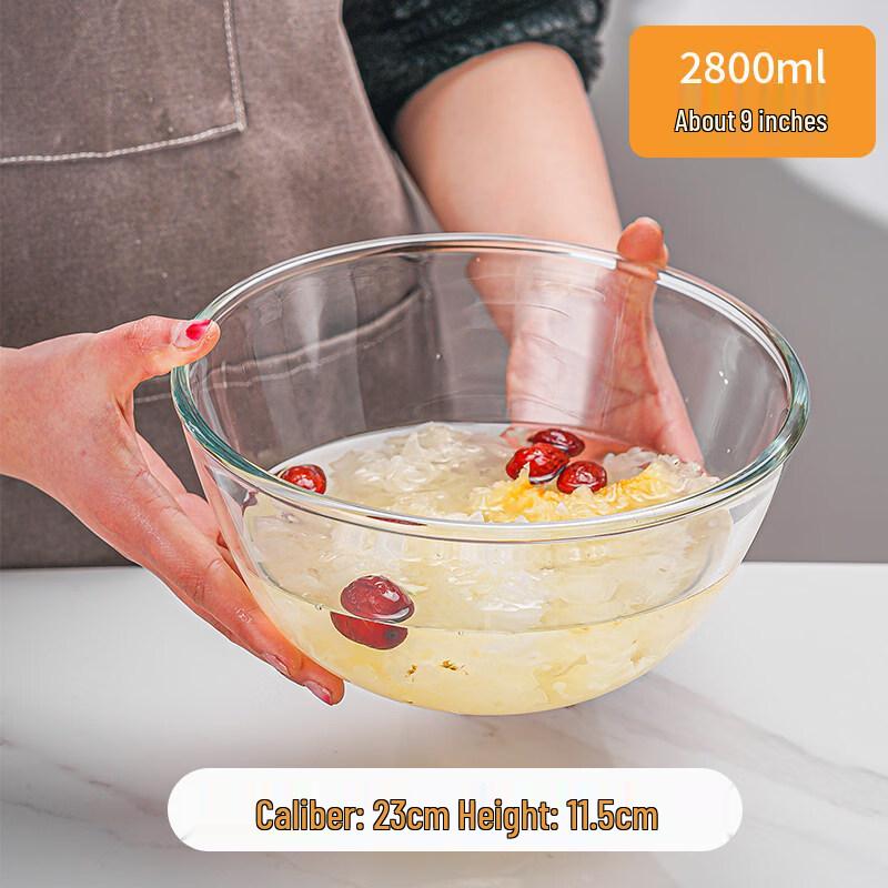 ZISIZ High-Temperature Resistant Glass Bowl