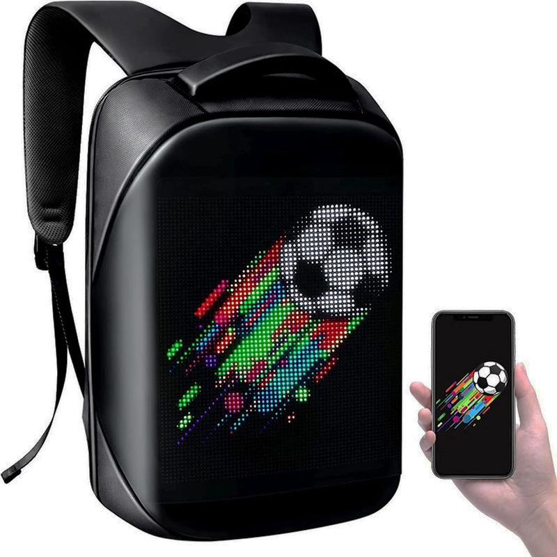 

Версия рюкзака портативный светодиодный рюкзак Magic Smart Walking Billboard APP Control Outdoor Led Display Bag