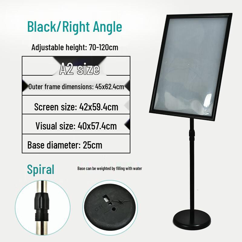 Stainless Steel Floor Stand Display Sign
