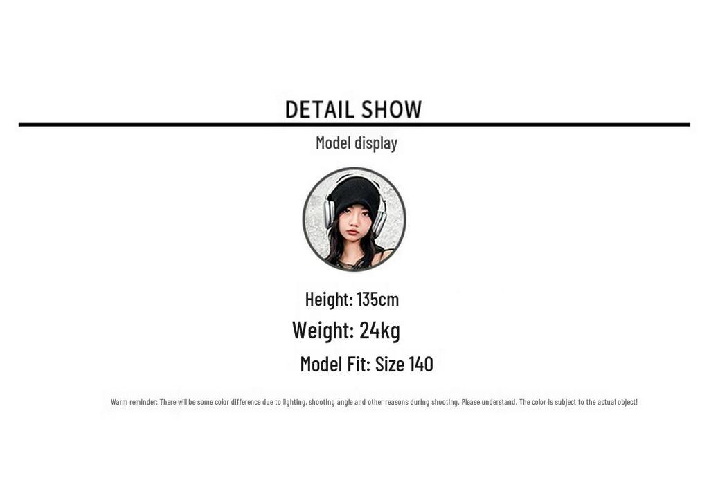 Trendy Girls' Street Style Performance Outfit – Spring/Autumn Jazz Show Set