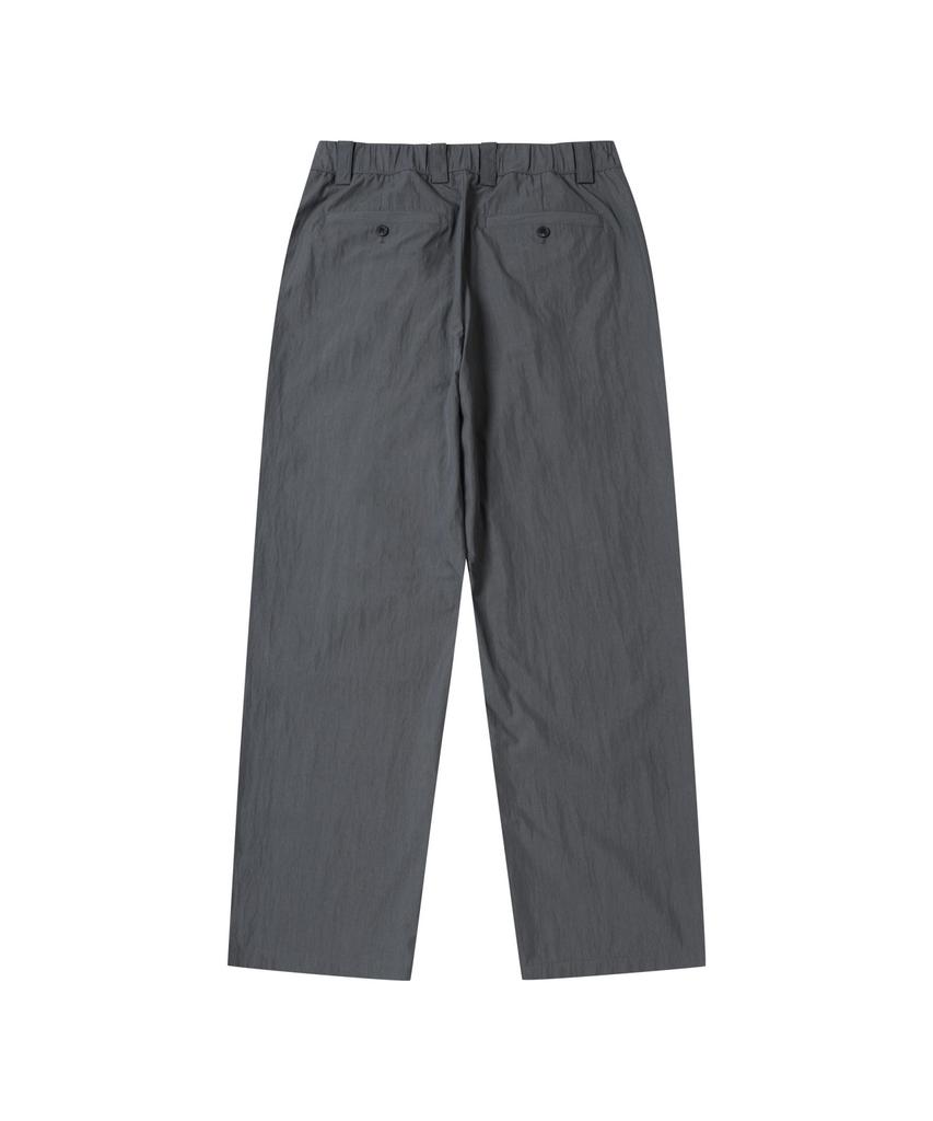 Keoseuuteommellou Gray One Tuck Double Knee Pants Cwpam25343Gyd