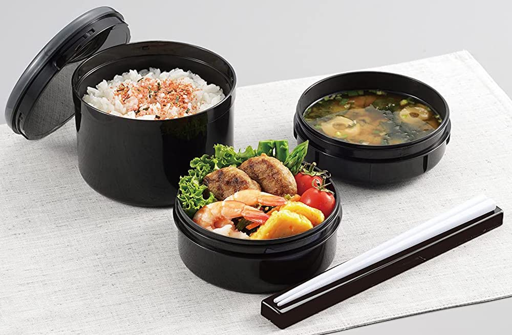 Tafuco Stylus Lunch Jar, Black, 2L, F-2473