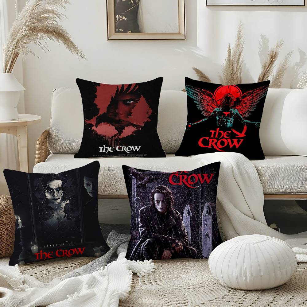 Pillow Case R-Raven C-Crow Movie Sofa Short Plush Double-sided HD Printing Room Home Office Gift Cushion Cover