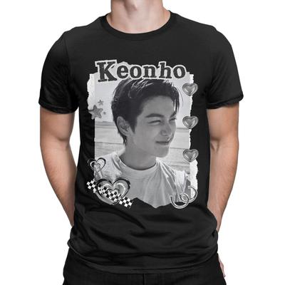 Pánská trička CORTIS Keonho Kpop Boy Group 100% Bavlna Horní díly Skvělá trička s krátkým rukávem a kulatým výstřihem Tričko ve větší velikosti