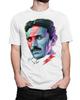 Nikola Tesla Ziggy Stardust Style Men's T-Shirt, Men's Women's Sizes (dmm-031)
