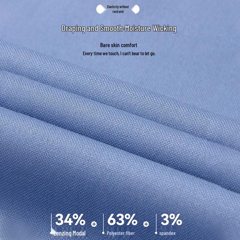 Hodo Men's Modal Long Sleeve Non-Iron Business Shirt