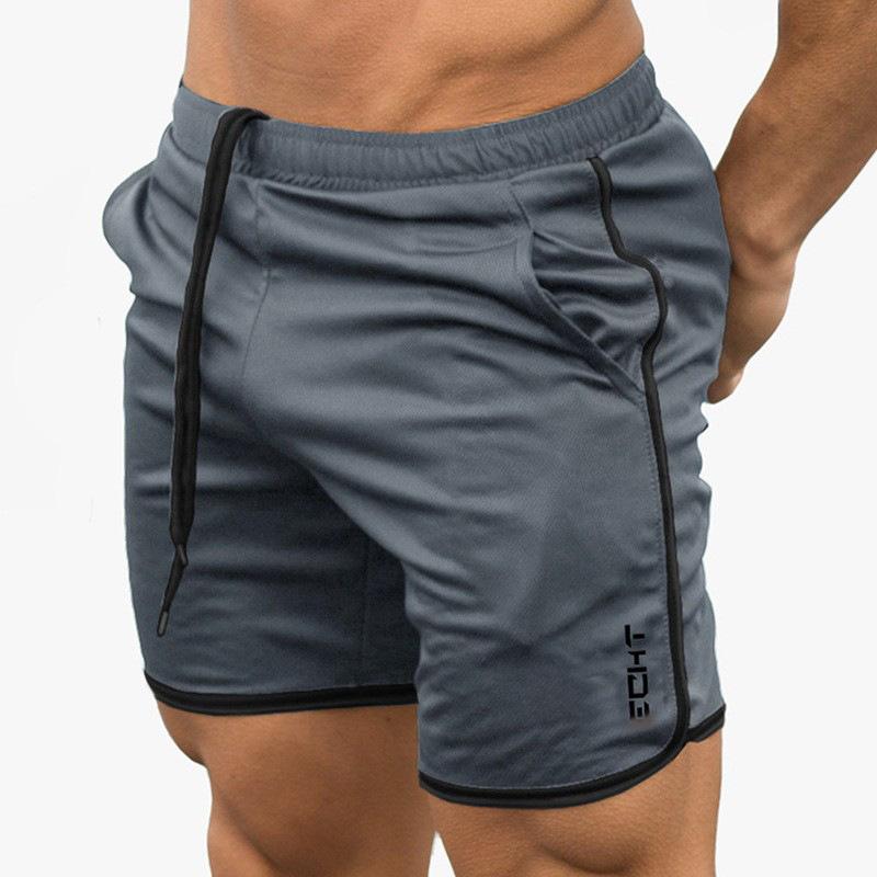 Fitness Men's Sports Shorts Thin Style Mesh Speed Dry Leisure Running Breathable Five Point Pants Medium Pants Men