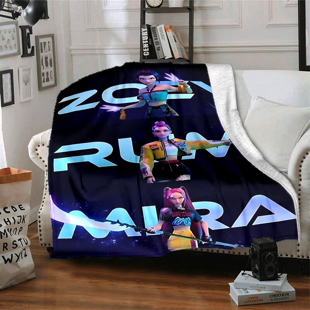 1pc ZOEY, "RUMI" Flannel Blanket [Cozy Throw Blanket] For Sofa, Bed, Travel, Camping, Livingroom, Office, Couch, Chair, And Bed