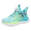 Boys' shoes spring 2025 new wear-resistant and non-slip running shoes medium and large children's children's rotating buckle boys' sports shoes
