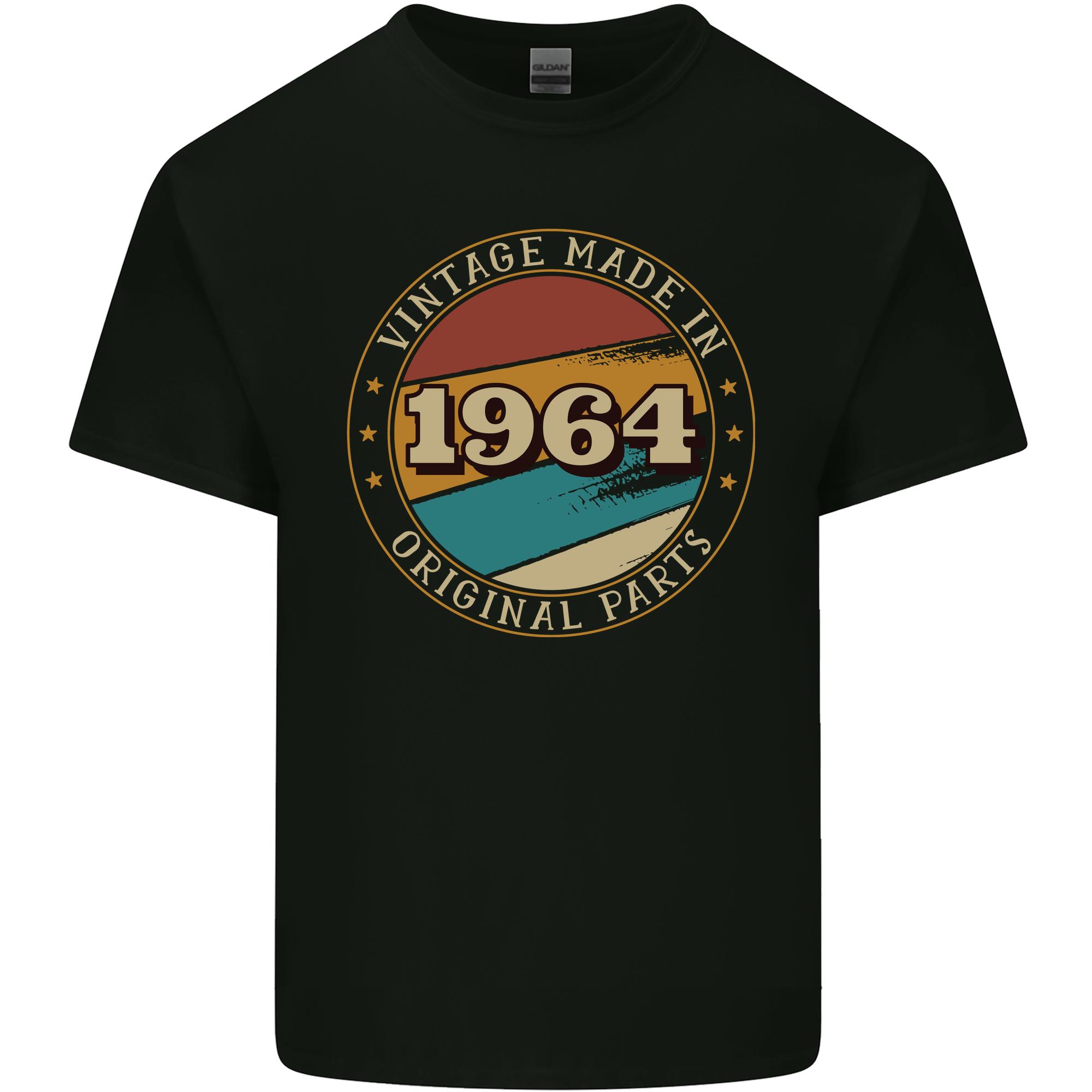 62nd Birthday Vintage Made In 1964 Unisexs Light Cotton TShirt S