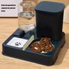 Large Capacity Food Feeder 2in1 Water Dispenser and Food Bowl Small Dog Cats Automatic Feeder for Daily Watering Feeding