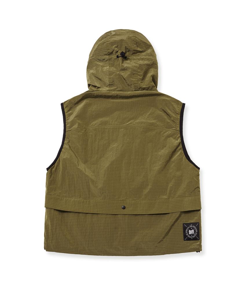 Brownbreath Tag Light Hood Vest - Brown