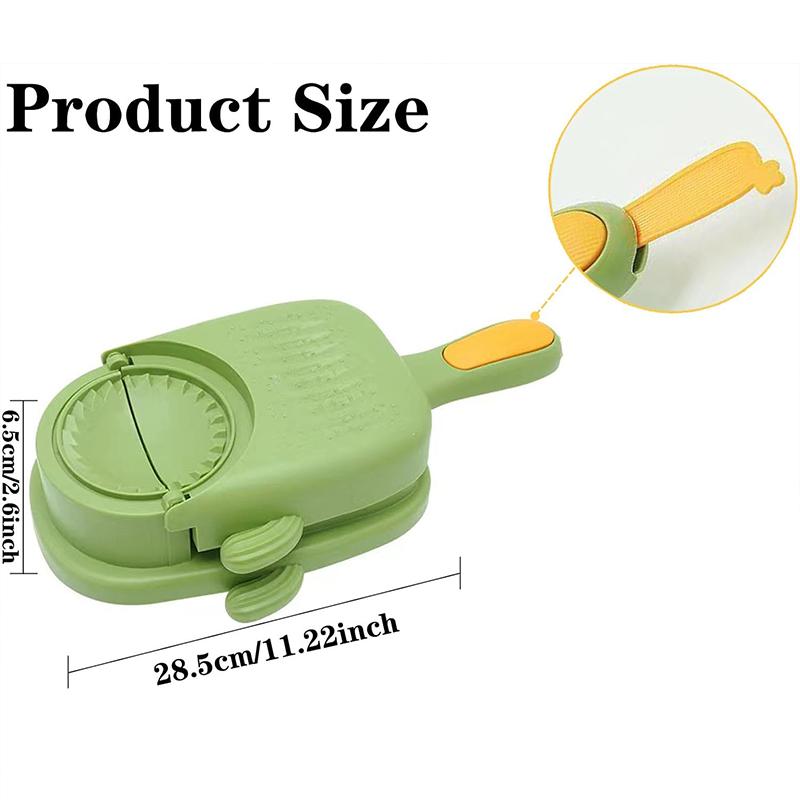3 In 1 Dumplings Maker,Multifunctional Manual Dumpling Skin Presser,Dumpling Mold Tool,Making and Pressing Dumpling Skin Machine for Kitchen