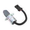 Elektromagnet vypínání paliva 6681513 DC 12V Náhradní elektromagnet zastavení paliva pro Bobcat Loade A220 450 453