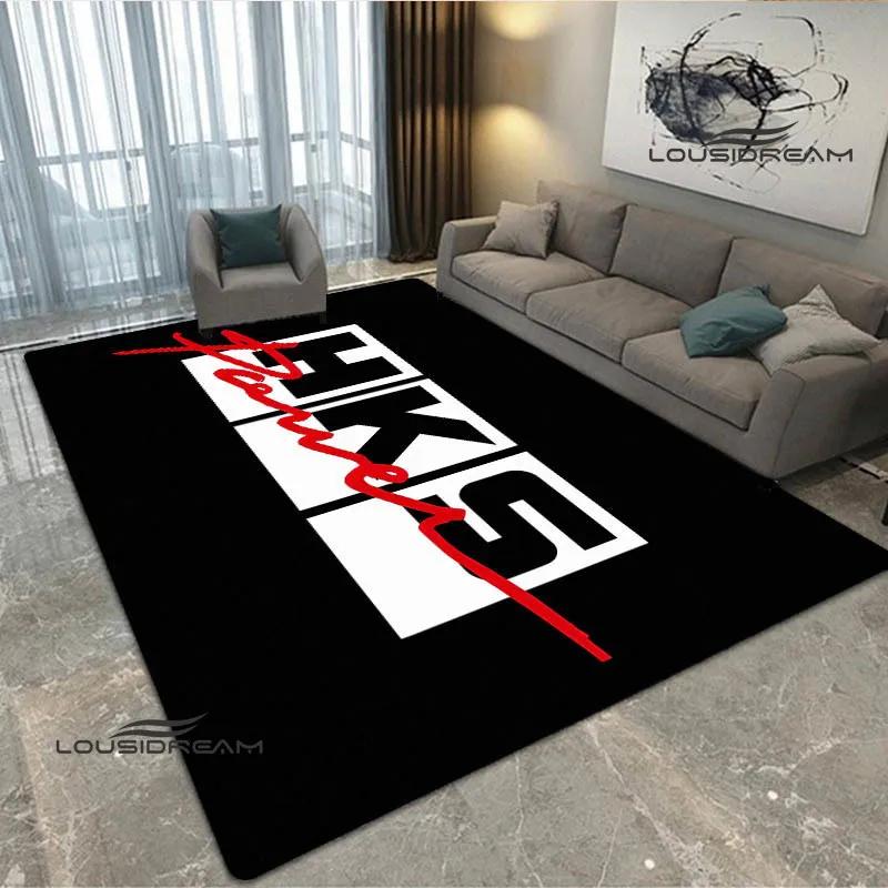 HKS Racing car logo printed carpet Living room bedroom non-slip carpets Yoga mat Outdoor rugs kawaii rug area rug birthday gift