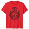 Scottish Tartan Unisex T Shirt Thistle Emblem Scotland Heritage Symbol Tee