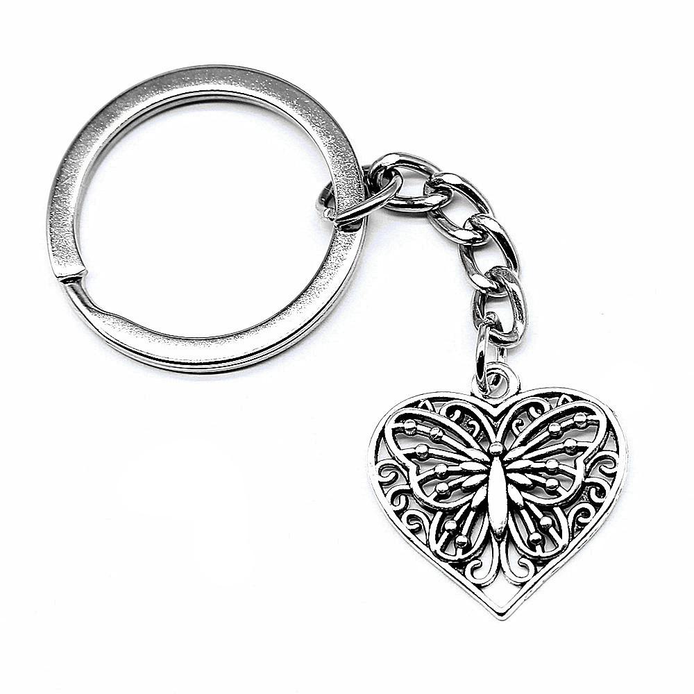 Souvenir Gift Couple Keychain Kiss Charm Lover Key Ring 28mm Ring