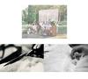 One-word shoulder light wedding dress   summer new bridal wedding dress skirt French main yarn trailing satin door yarn