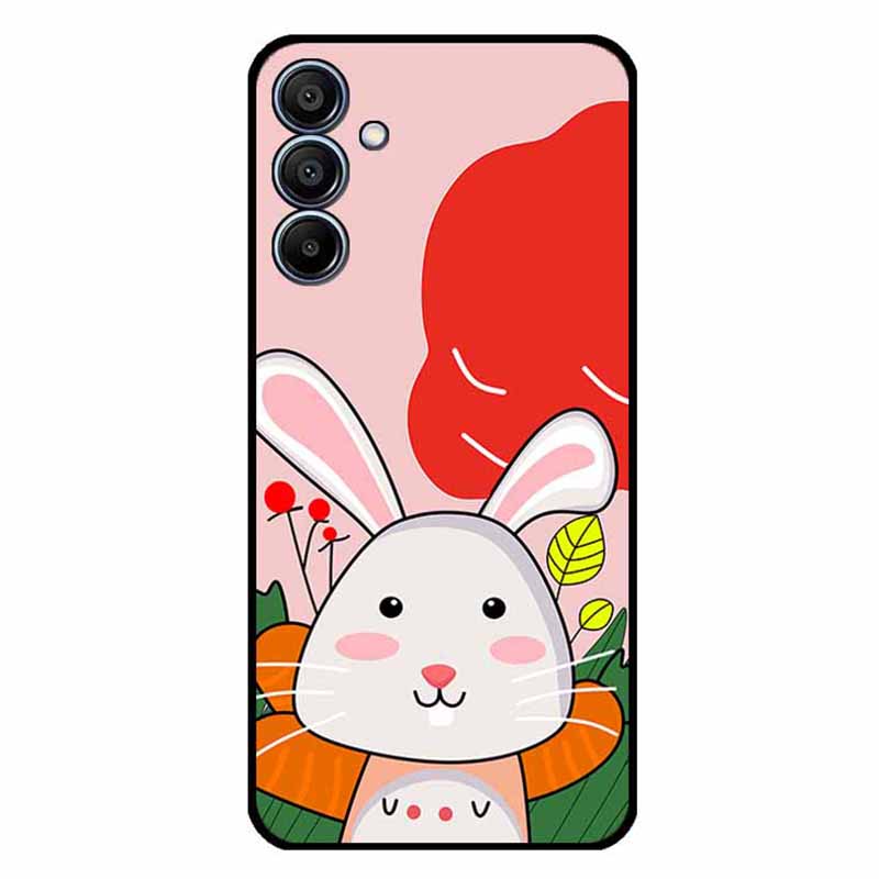 

For Samsung Galaxy F15 5G/M15 5G Case Trendy Design TPU Phone Cover Little White Rabbit