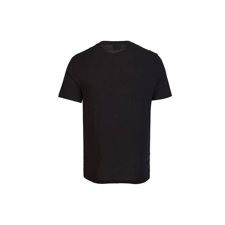 Emporio Armani Ss22 Ea7 Solid Color Round Neck Short Sleeve T-Shirt Men Tops Black 3LPT71-PJM9Z-1200