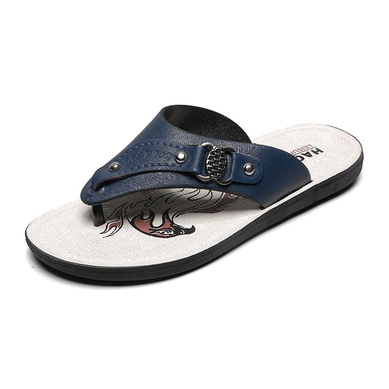 

Мужские летние шлепанцы, роскошные босоножки, туфли-щипцы для мужчин, тенденции 2024 года, удобные плоские модные пляжные тапочки для ходьбы на открытом воздухе 44 синий