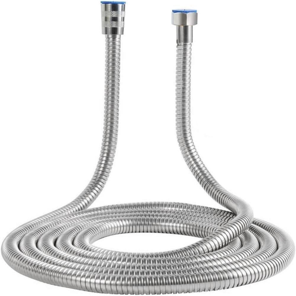 1-3m Copper Core Flexible Bathroom Pipe Shower Head Tube Plumbing Hose Stainless Steel