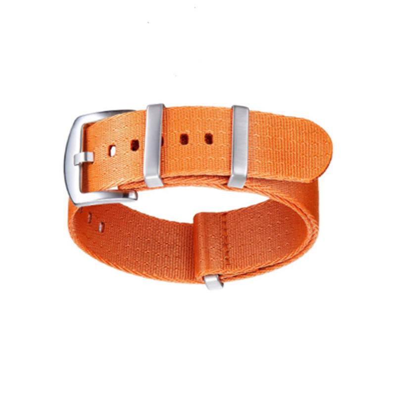 High-End NATO One-Piece Nylon Watch Strap - Canvas Woven, Sizes 18/20/22/24.