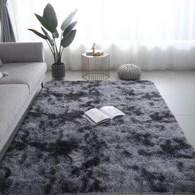 Verdickter Batik-Langflor-Teppich - Rutschfest, schmutzabweisend, vollflächiger Teppich für Wohnzimmer, Schlafzimmer oder Bettseite