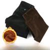 Men's Stretch Corduroy Pants - Middle-Aged, Casual, Loose Fit, Plus Velvet, Thickened for All Seasons