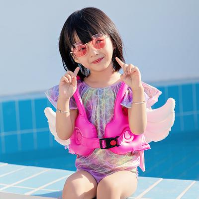 Angel Wing Buoyancy Vest 2-8 Age Kids Inflatable PVC Float Pool Learn To Swim Boating Drift Safety Accessories Life Jacket