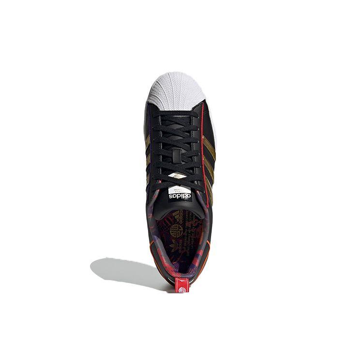 Adidas Superstar Chinese New Year - Year Of The Ox Black Unisex Sneakers Core-Black Gold-Metallic Scarlet S24184