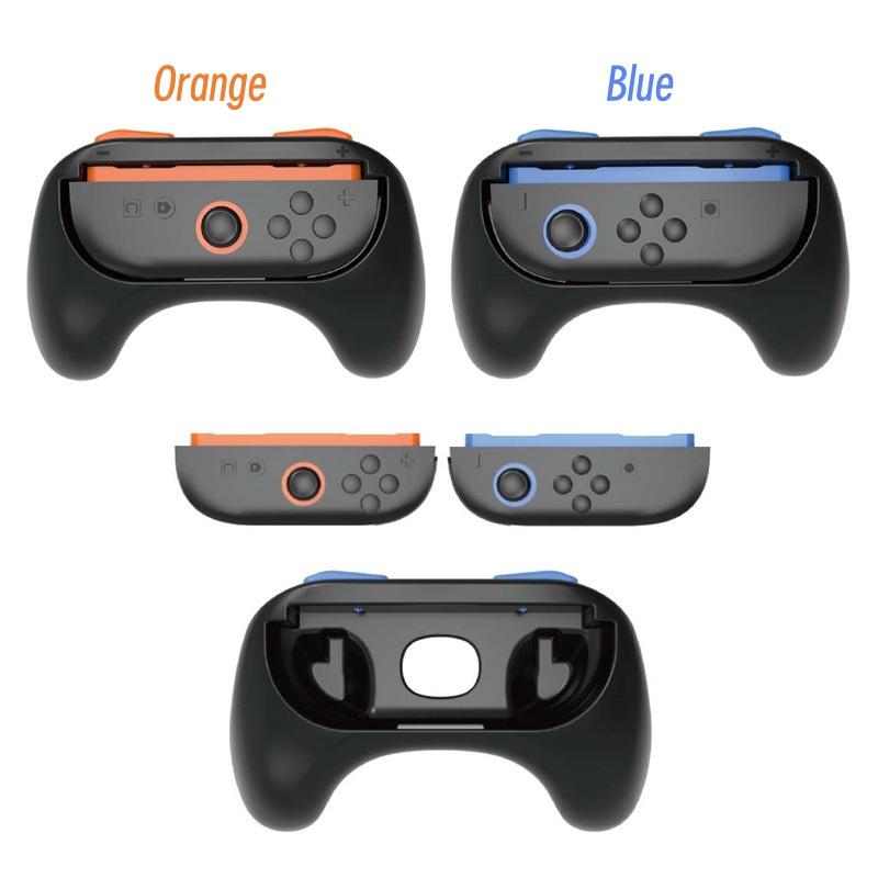 2pcs Gaming Grip Handle Controller for Switch 2 Joy-Con Grips for NS2 Joypad Hand Grip Stand Controller Gamepad Holder Bracket