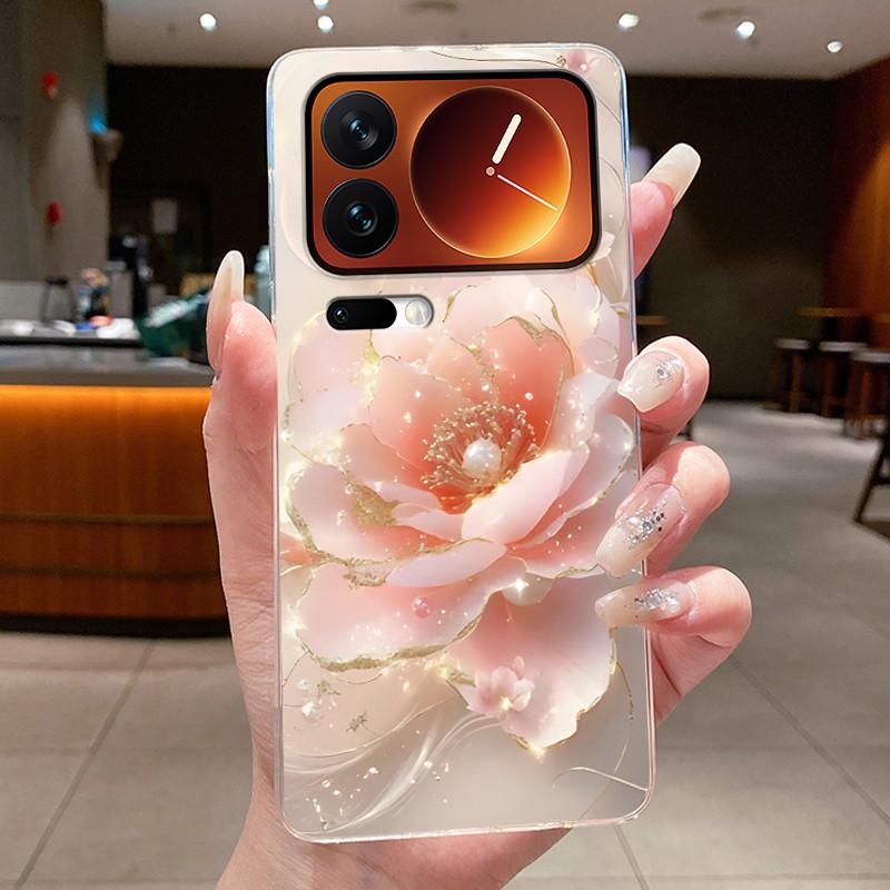 Casing For Xiaomi 17 Pro Max Mi 17 Pro Mi17 17Pro Phone Case Luxury Fashion Butterfly Flower Clear Soft TPU Silicone Back Cover