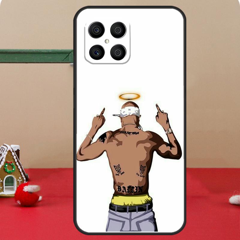 2Pac TuPac Shakur Case For Honor Magic 6 7 8 Pro Honor 400 200 70 90 Lite X8c X8b X9a X9b X9c X9d Win RT Cover