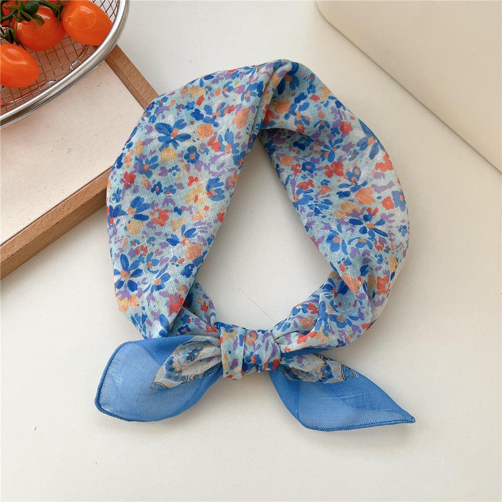 55cm Hair Scarf Cotton Square Scarf Hairband Headband Hairscarf Headscarf Turban Shawl Wrap Bandanas