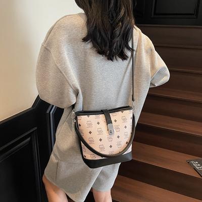 Premium Small Bag Women's New Niche Texture Handbag Versatile Bucket Bag Shoulder Messenger Bag