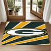 Green Bay Packers Design Crystal Velvet Rug Soft Decorative Mat for Bedroom Entrance