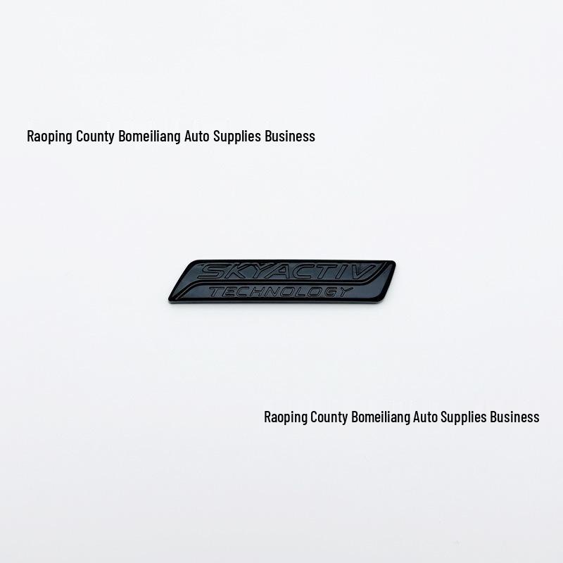 

14-19 Mazda 3 Зарубежная модель Наклейка-эмблема передняя и задняя Замена (Ярко-черный, английский)