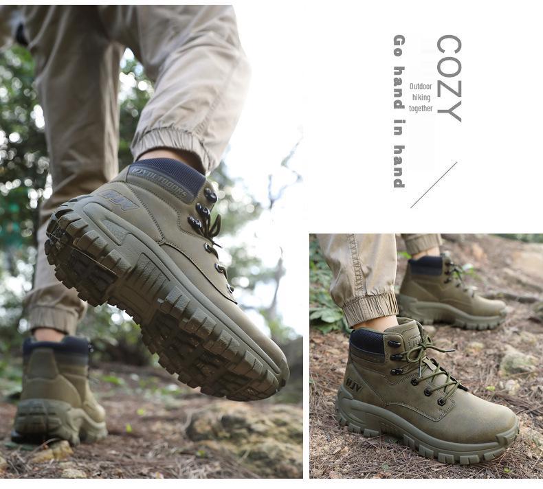 Men's Lightweight Casual Travel and Hiking Shoes - Comfortable and Suitable for Outdoor and Commuting Activities in Autumn and Winter