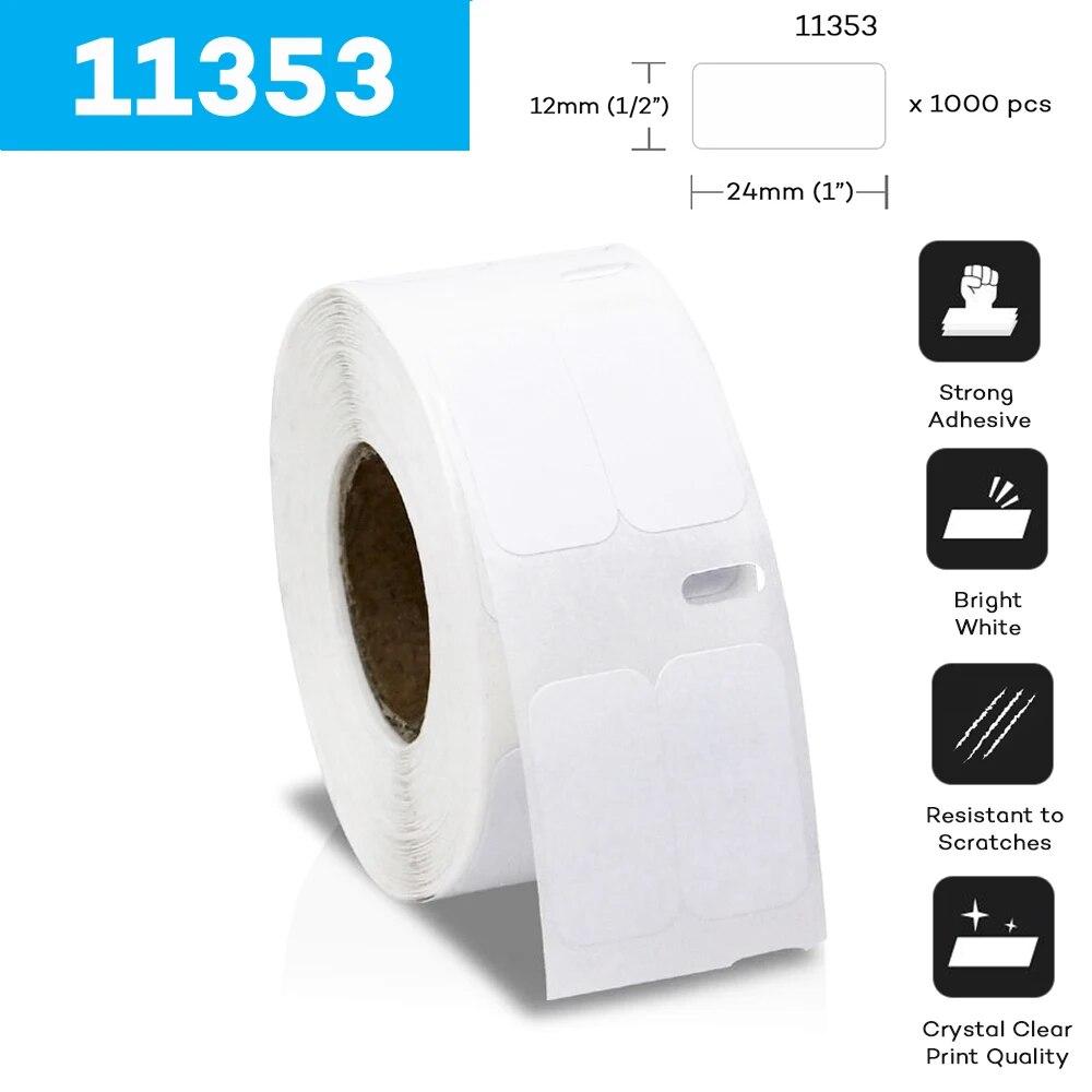 

Совместимость с несколькими размерами Dymo Label 450, 11352, 11353, 11354, 11355, этикетка LW, термобумажная наклейка для DYMO LabelWriter 450 Turbo 1Roll 11353 labels