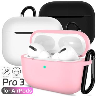 Silicone Earphones Case for Apple Airpods Pro 3nd Generation Headphones Protective Case for Apple Airpods Pro3 Cover with Hanger