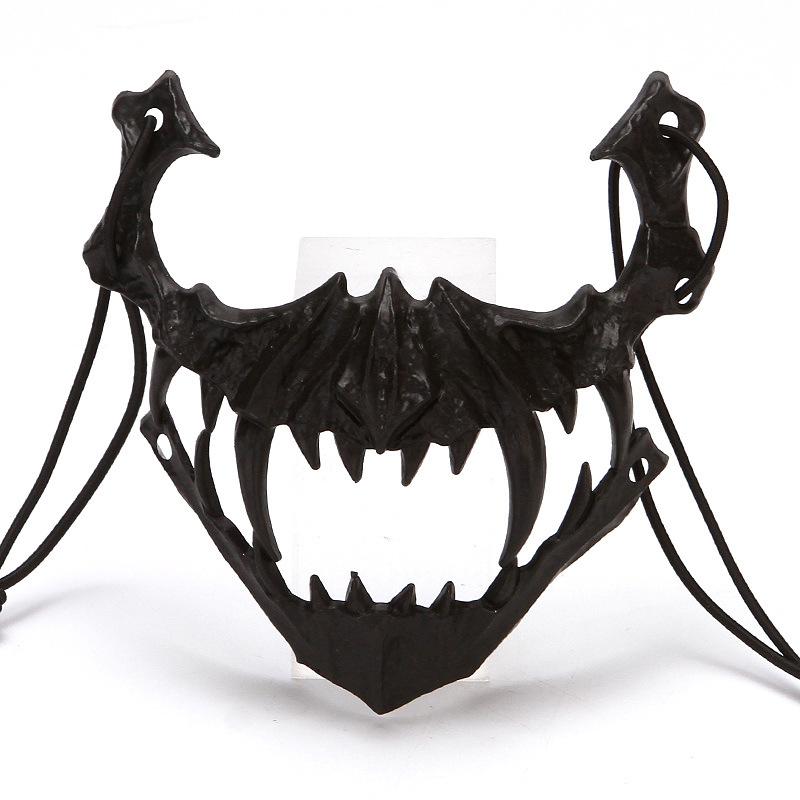 1pc Halloween Japanese writer costumes animal horror secondary prop mask Dragon God Tiger dress mask