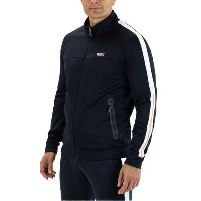 Sjeng Sports Mens Achille Striped Snug Fit Track Jacket